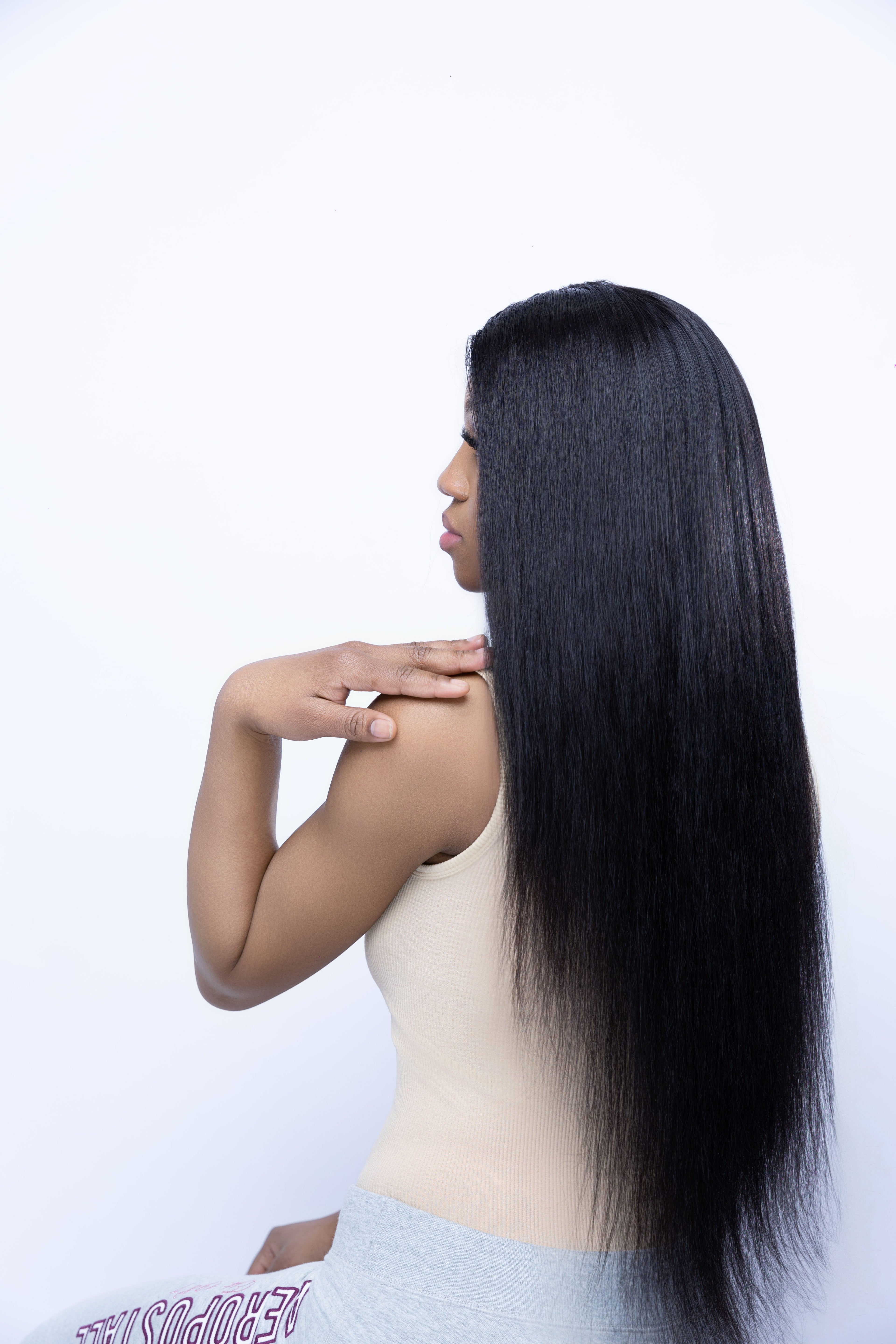 STRAIGHT FRONTAL WIG